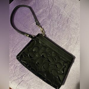 #2 Giveaway - Coach Black Med Patent Leather Wristlet